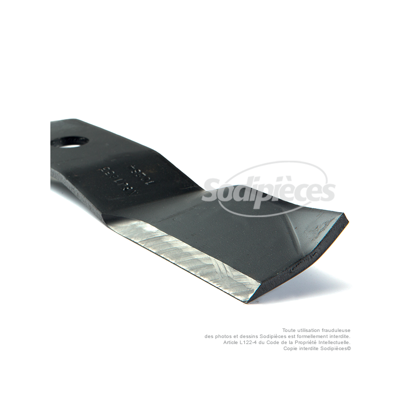 Lame tondeuse 43,2 cm. Al. 23 mm. Pour John Deere