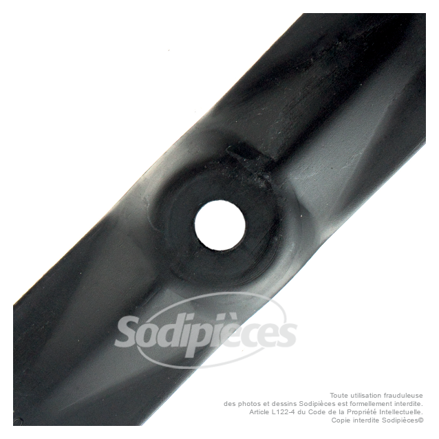 lame tondeuse 54,5 cm. Al. 17,5 mm. Pour John Deere