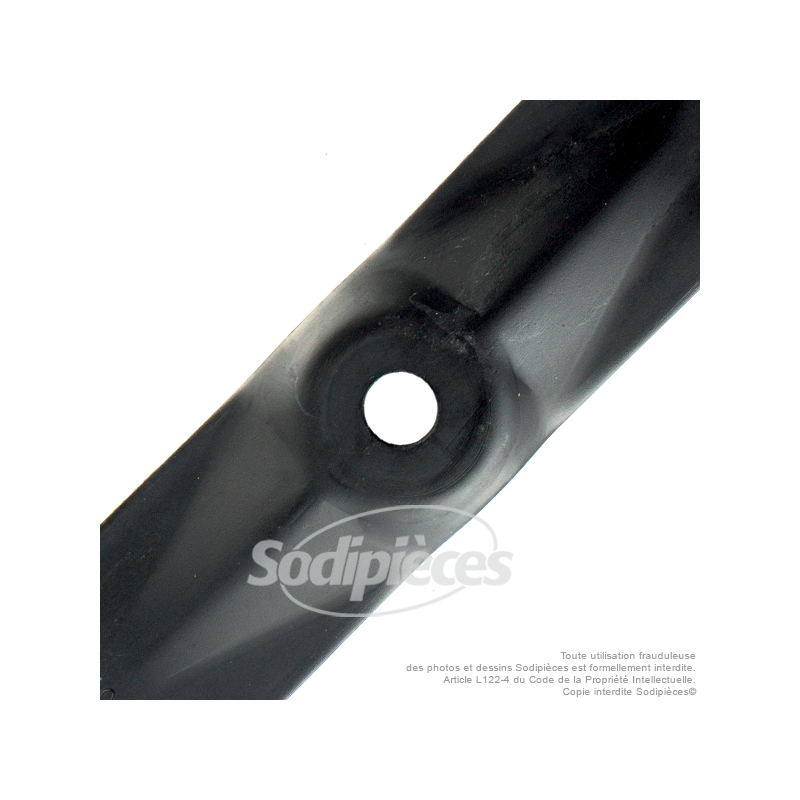 lame tondeuse 54,5 cm. Al. 17,5 mm. Pour John Deere