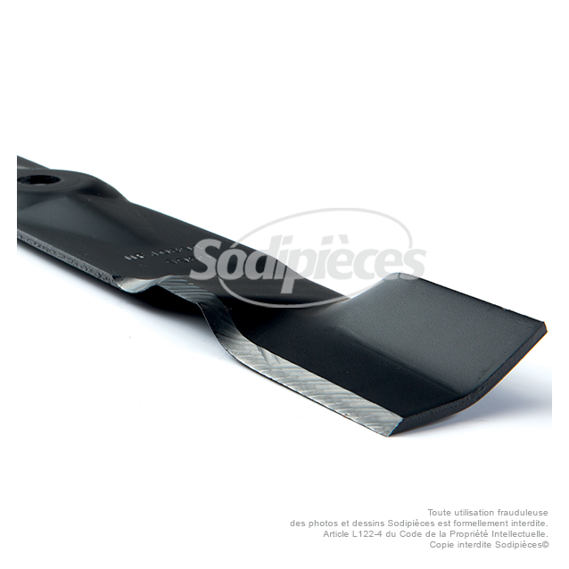 lame tondeuse 54,5 cm. Al. 17,5 mm. Pour John Deere