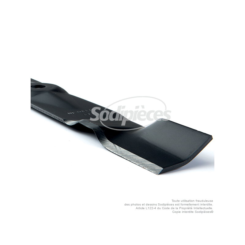 lame tondeuse 54,5 cm. Al. 17,5 mm. Pour John Deere