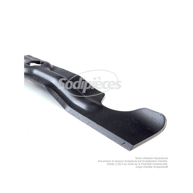 Lame tondeuse 45,4 cm. Al. étoilé 6 pointes. Pour MTD