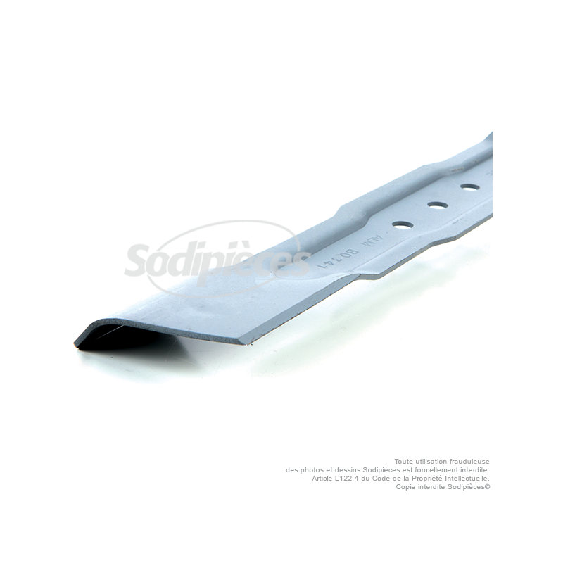 Lame tondeuse 34 cm. Al. 8 mm. Pour Bosch