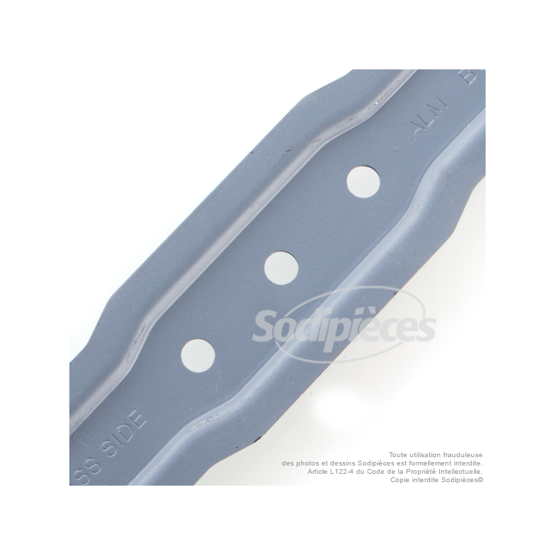 Lame tondeuse 34 cm. Al. 8 mm. Pour Bosch