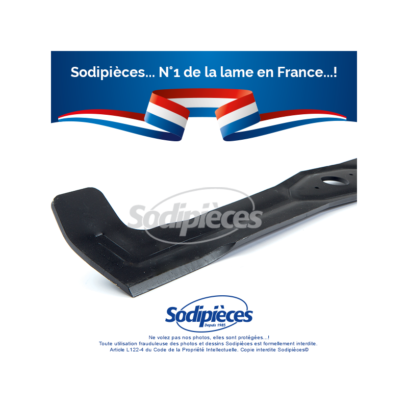 Lame tondeuse 65 cm. Al. 29,9 mm. Pour Etesia