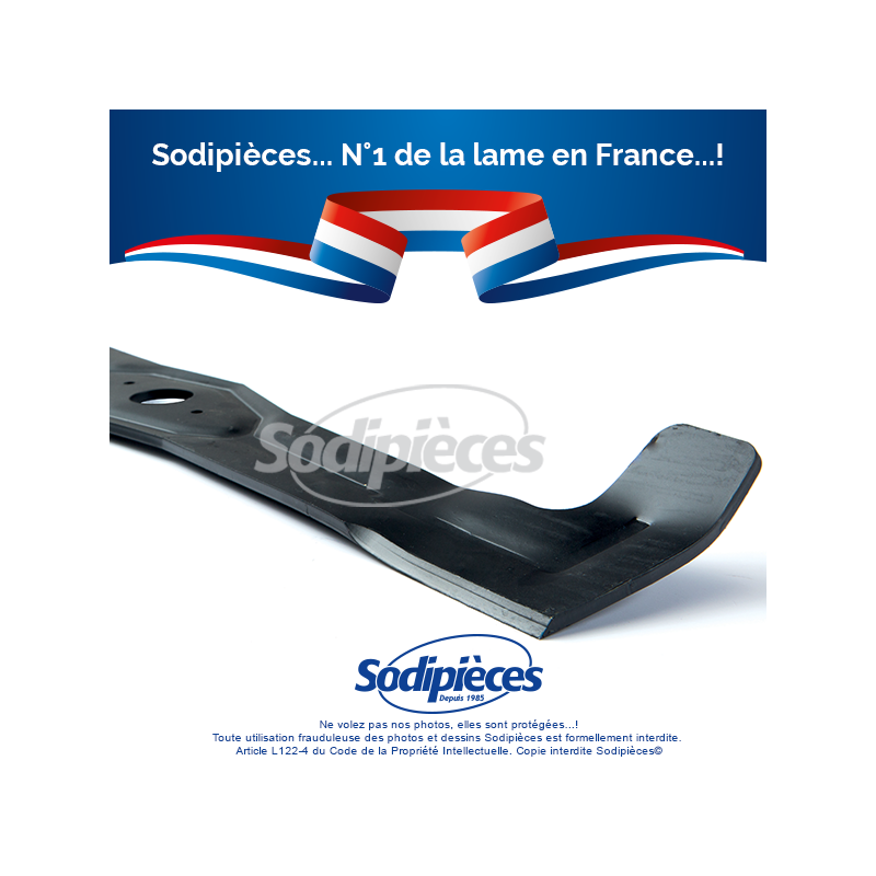 Lame tondeuse 65 cm. Al. 29,9 mm. Pour Etesia