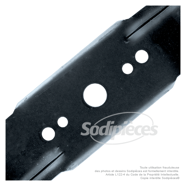 Lame tondeuse 42 cm. Al. 18.2 mm. Pour Viking