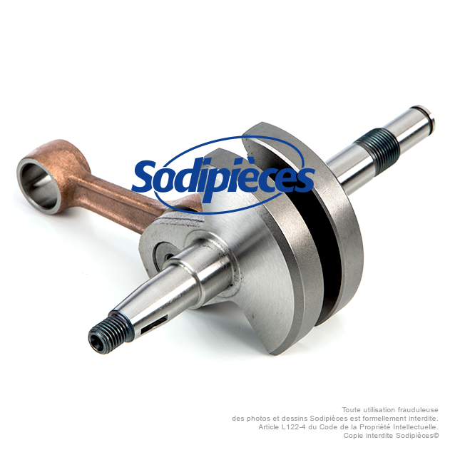 Vilebrequin pour Stihl 034, 036, MS340 et MS360 Vilebrequin pour Stihl 034, 036, MS340 et MS360