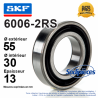 Roulement à billes 6006-2RS SKF. Double étanchéité Roulement à billes 6006-2RS SKF. Double étanchéité