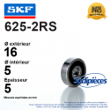 Roulement à billes 625-2RS SKF. Double étanchéité