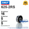 Roulement à billes 625-2RS SKF. Double étanchéité