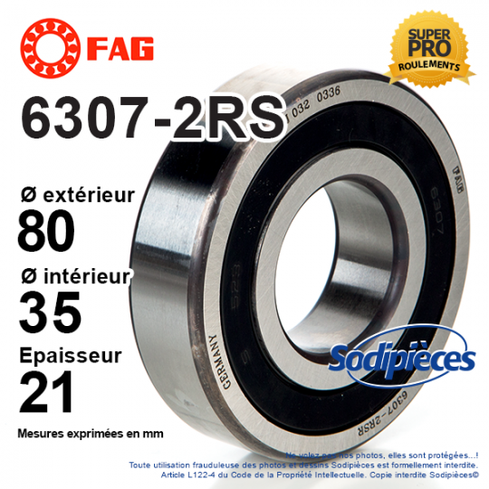 Roulement à Billes à Gorge Profonde S627-2RS En Acier Inoxydable - Dimensions 7x22x7mm, Double étanchéité, ABEC1