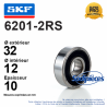 Roulement à billes 6201-2RS SKF. Double étanchéité Roulement à billes 6201-2RS SKF. Double étanchéité