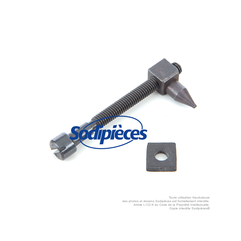 Vis de tension de chaine pour husqvarna 61, 66 ,181, 266, 268 ,272, 281, 288