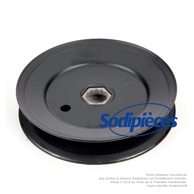 Poulie étoilé 12 dents pour MTD modèle 600. Remplace N° Origine : 756-0969