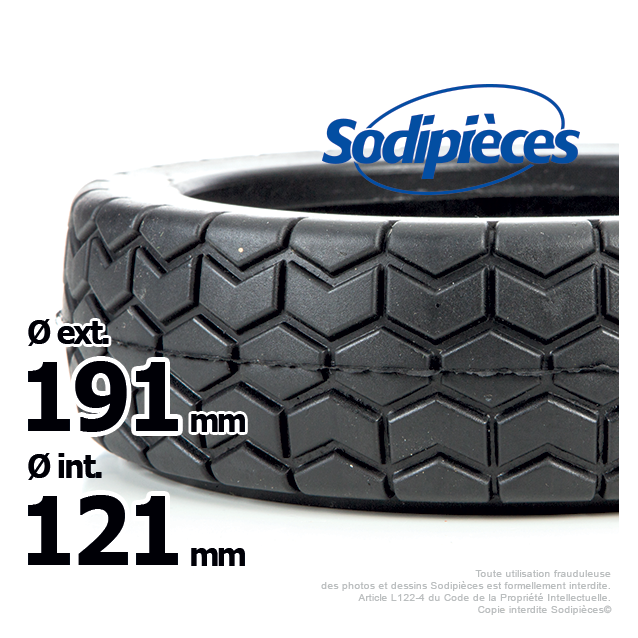 Bandage de roue pour HR194, HR214, HRA 214