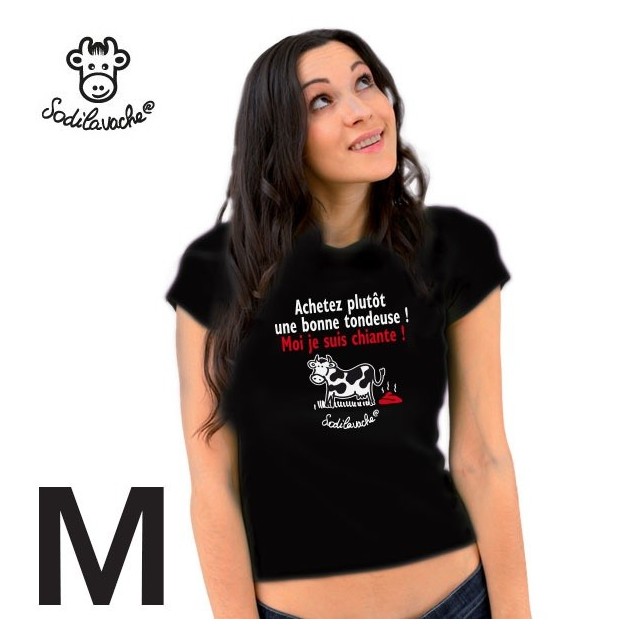 T-shirt "Achetez plutôt une bonne..."  femme taille M