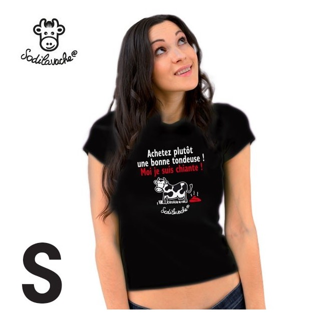 T-shirt "Achetez plutôt une bonne..."  femme taille S