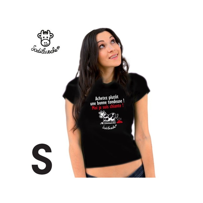 T-shirt "Achetez plutôt une bonne..."  femme taille S