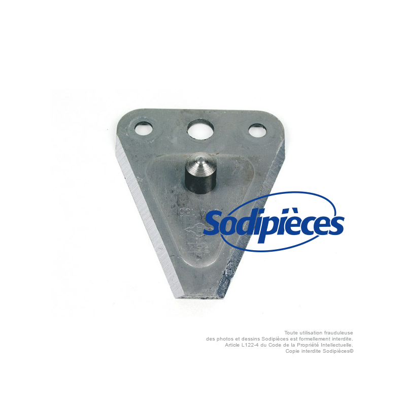 Lame simple Bidux E pour Agria n° origine 673 05