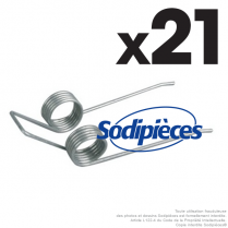 Griffe pour Wolf UL-33E n° origine UV-EFF, 3620, 095. Jeu de 21