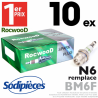 Bougie type BM6F. 1er Prix Rocwood. N6 x10