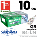 Bougie type B4LM. 1er Prix Rocwood. G5 x10