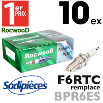 Bougie type BPR6ES. 1er Prix Rocwood. F6RTC x10