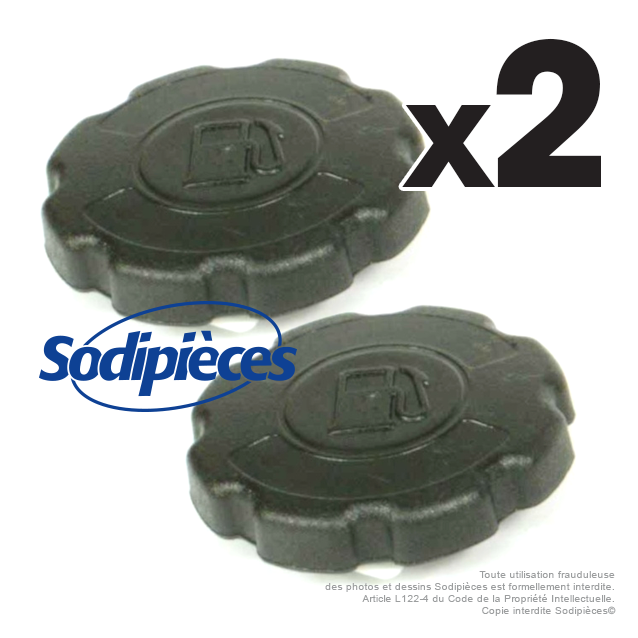  2 Bouchons essence plastique GX110 à GX240 Honda