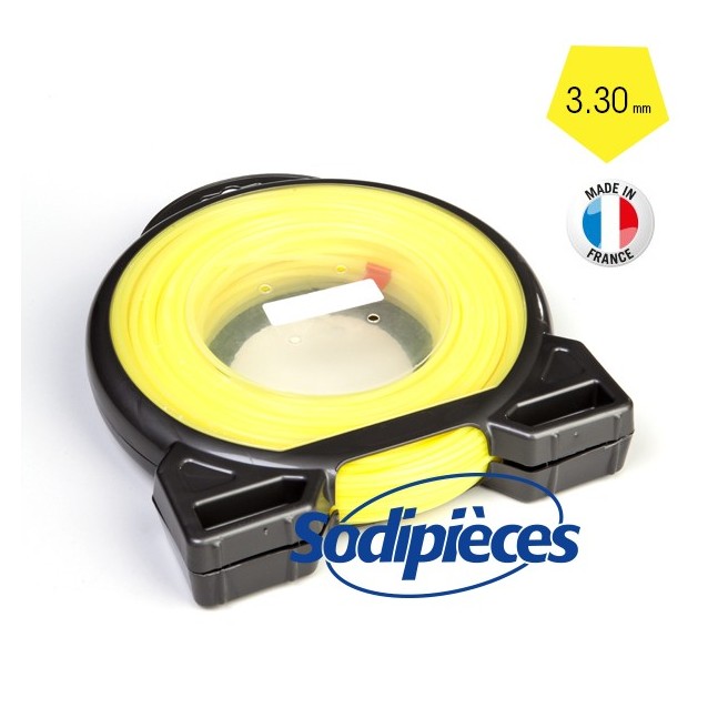 Fil à Prix Promo. Penta jaune. Coque 3,3 mm x 51 m