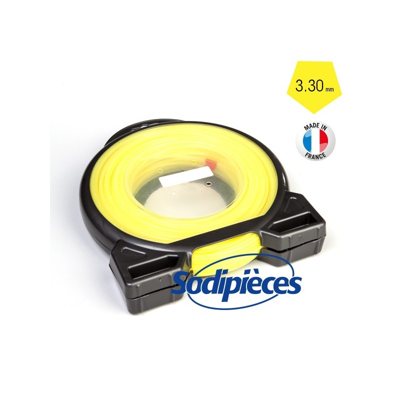 Fil à Prix Promo. Penta jaune. Coque 3,3 mm x 51 m