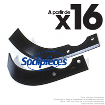  Outils de fraises type labour Ø 320 mm. L 220 mm. A partir de 16ex