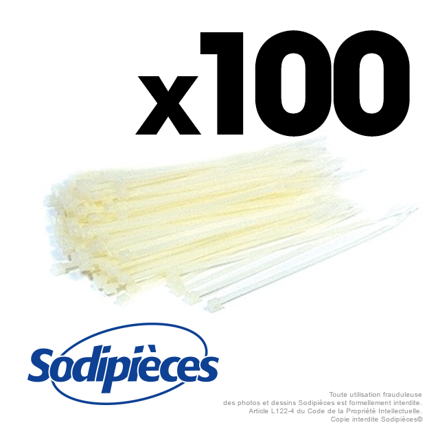 Colliers plastique. Par 100 Colliers plastique. Par 100