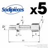 Vis de réglage pour gaine Ø 6,2 mm. Par 5