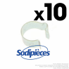 Clips maintien de gaine. Par 10