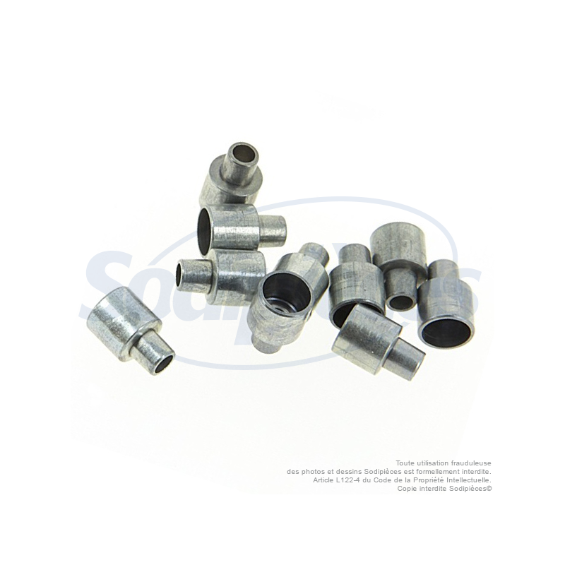 Butée de gaine creusée à 5,5 mm. Par 10