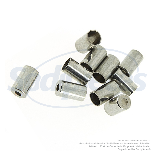 Embout de gaine Ø 5,7 mm. Par 10 Embout de gaine Ø 5,7 mm. Par 10