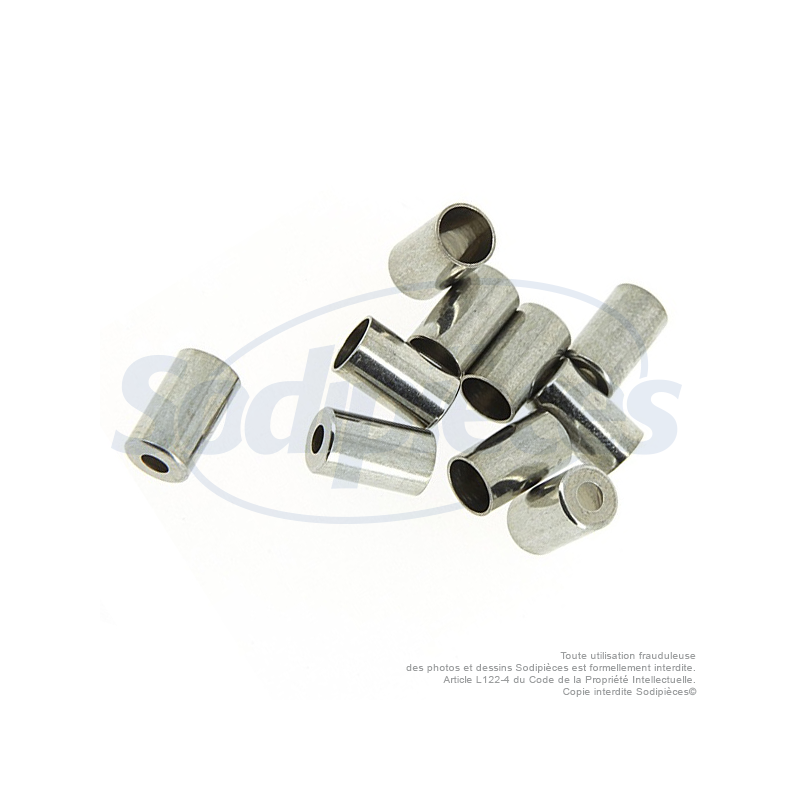 Embout de gaine Ø 5,7 mm. Par 10