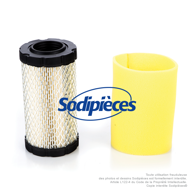 Filtre à air adaptable Briggs & Stratton n° origine : 793569 Filtre à air adaptable Briggs & Stratton n° origine : 793569