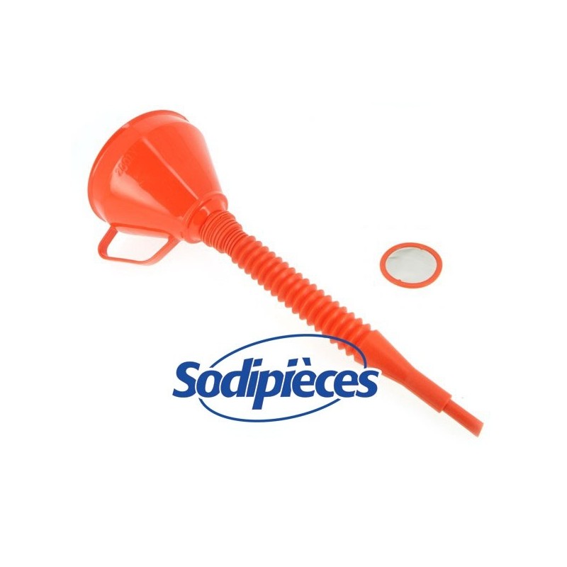 Entonnoir grand modèle avec anse, filtre et flexible