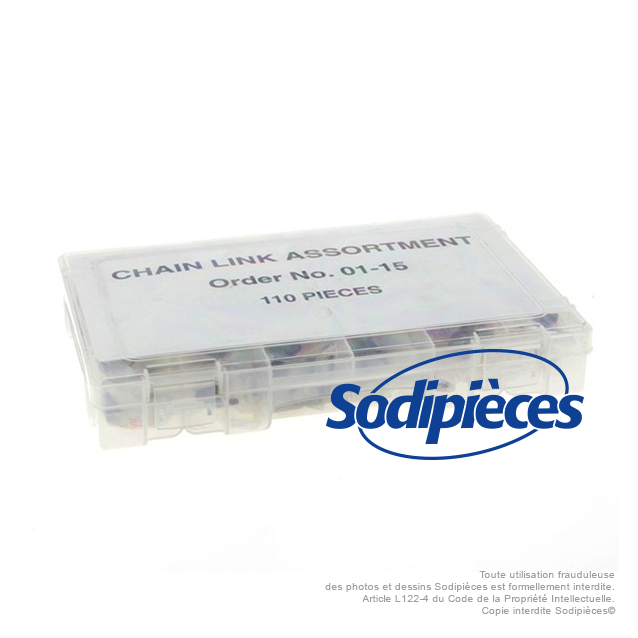 110 attaches rapides de chaîne de transmission (10 modèles) 