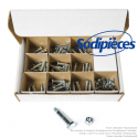 Vis et écrous de roue. Assortiment de 136 pièces