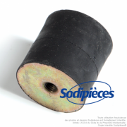 Silent Blocs M10 Lot De 4 Pièces - 40x30 Mm, Filetage Femelle/femelle - Plots Antivibratoires En Caoutchouc Naturel Pour Moteurs, Compresseurs, Climatiseurs