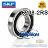 Roulement à billes 6208-2RS SKF. Double étanchéité