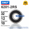 Roulement à billes 6201-2RS SKF. Double étanchéité Roulement à billes 6201-2RS SKF. Double étanchéité