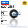 Roulement à billes 627-2RS SKF. Double étanchéité