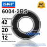 Roulement à billes 6004-2RS SKF. Double étanchéité