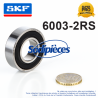 Roulement à billes 6003-2RS SKF. Double étanchéité