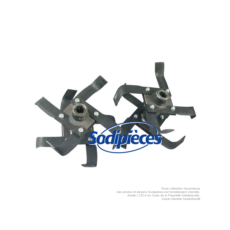 Paire de jeu de binage pour Honda