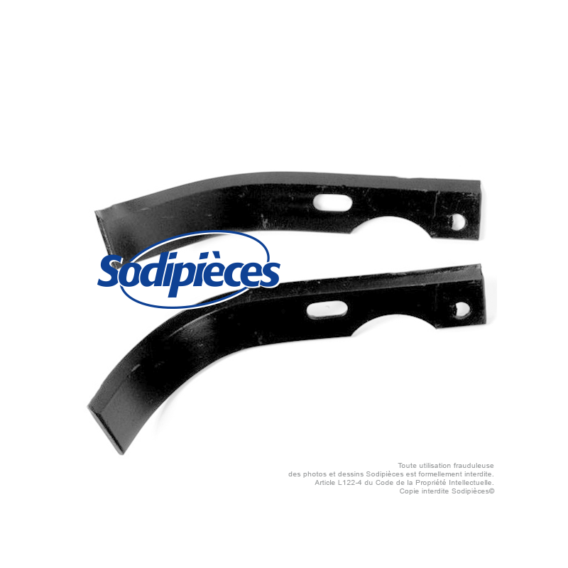 Outils de fraises type labour universel. L : 240 mm